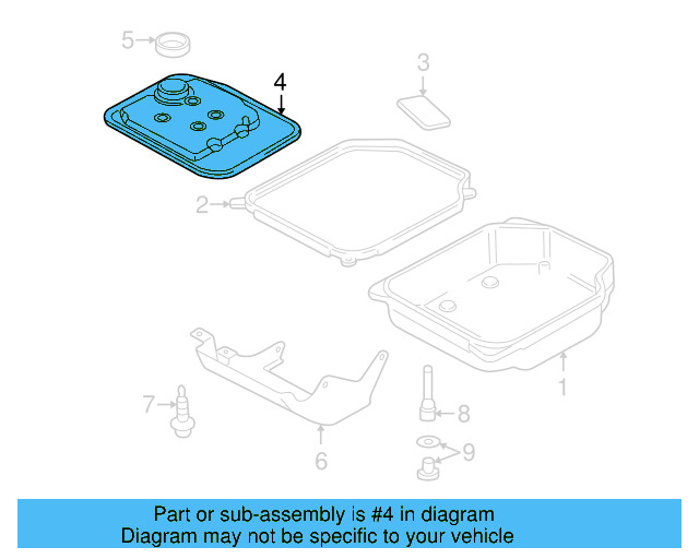 Transmission Oil Filter 01M-325-429 - View 33