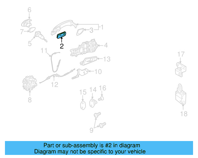 Handle, Outside Packing 3C0-837-209