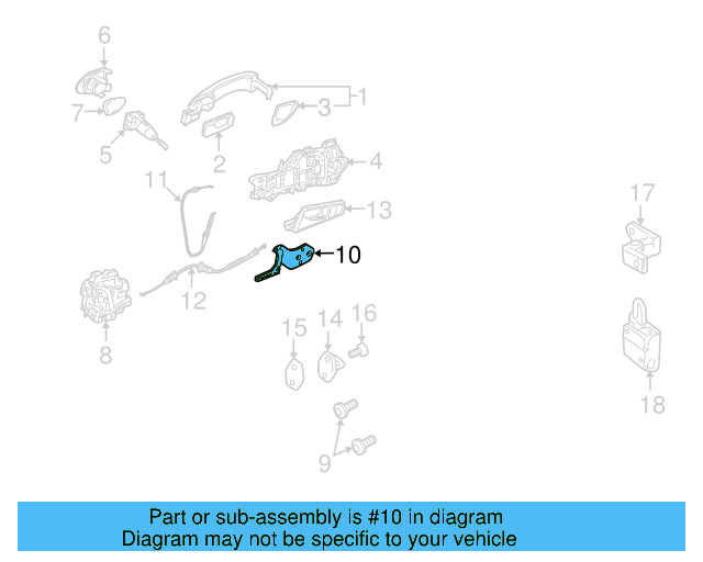 Retaining Bracket 3C0-837-867-C - View 5