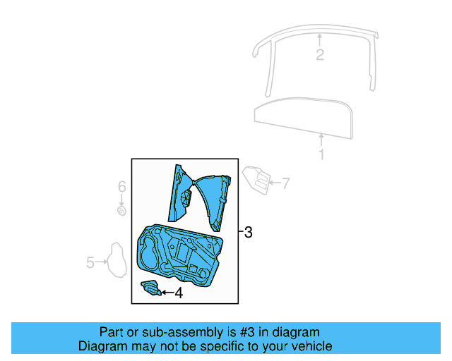 Window Regulator 3C1-837-462-H
