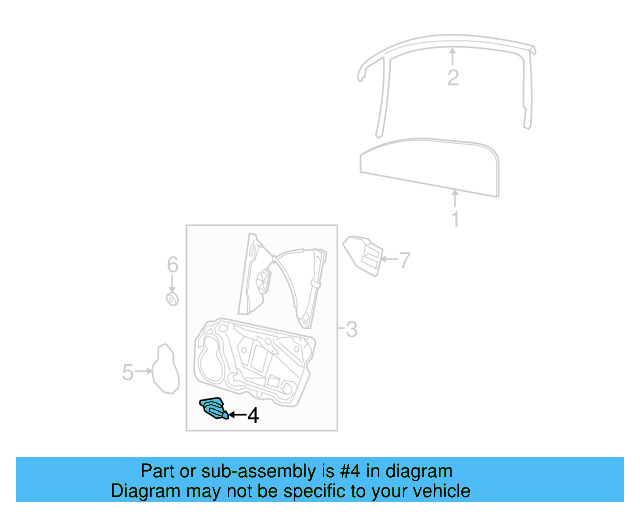 Handle Plate 3C1-837-141-A - View 3