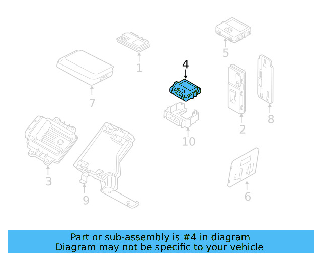 Control Module 3Q0-907-338-C