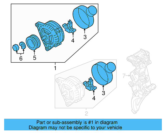 Alternator 7K903023 - View 3