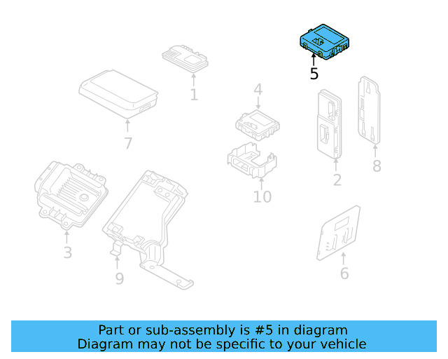 Control Module 3Q0-907-530-AG - View 12