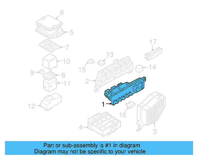 Relay & Fuse Plt 8L0-941-822 - View 6