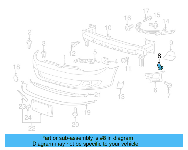 Impact Bar 5K0-807-109-F - View 18