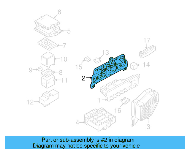 Relay & Fuse Plt Mount 8D0-937-503-E - View 8