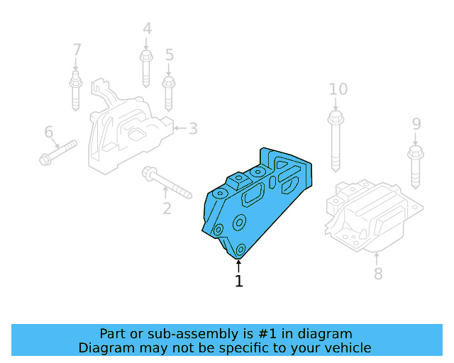 Support Bracket 06K-199-207-A - View 47
