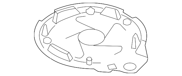 Vapor Canister Cover 1K0-201-980 - View 2