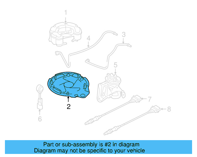 Vapor Canister Cover 1K0-201-980