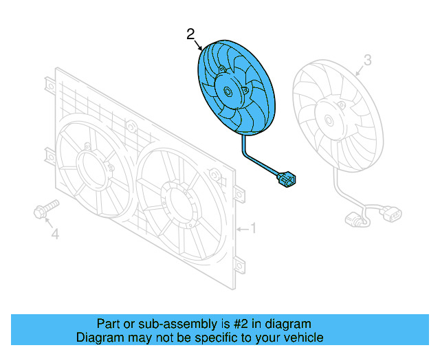 Fan & Motor 3QF-959-455-A - View 5