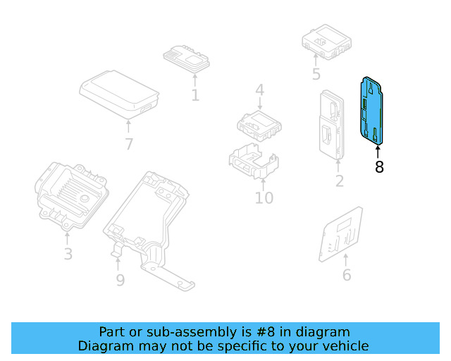 Bracket 3G8-971-502-B - View 3