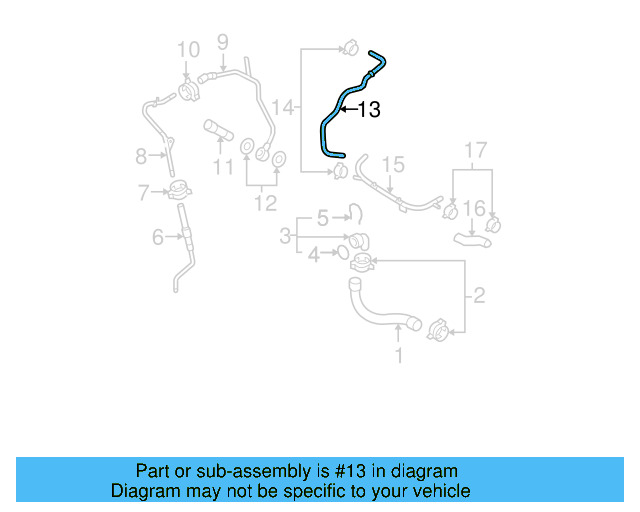 Overflow Hose 1K0-122-109-AL - View 26