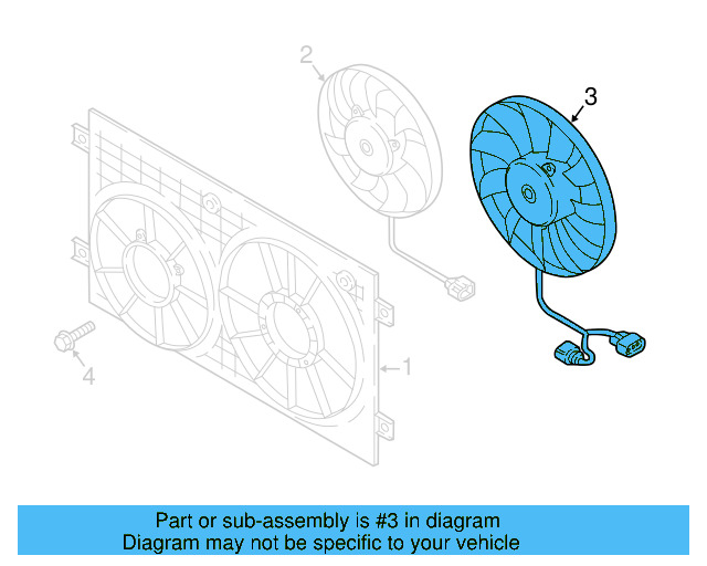 Fan & Motor 3QF-959-455-B - View 7