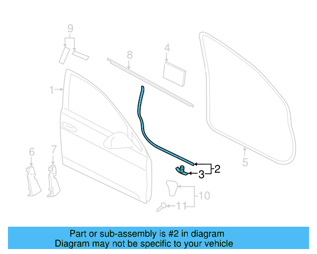 Door Weather 5GM-837-651-A - View 9