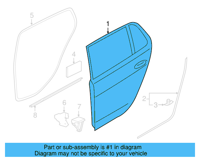 Door Shell 5GM-833-055-C - View 4