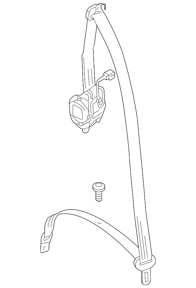 Lap & Shoulder Belt 7L6-857-705-A-MEE