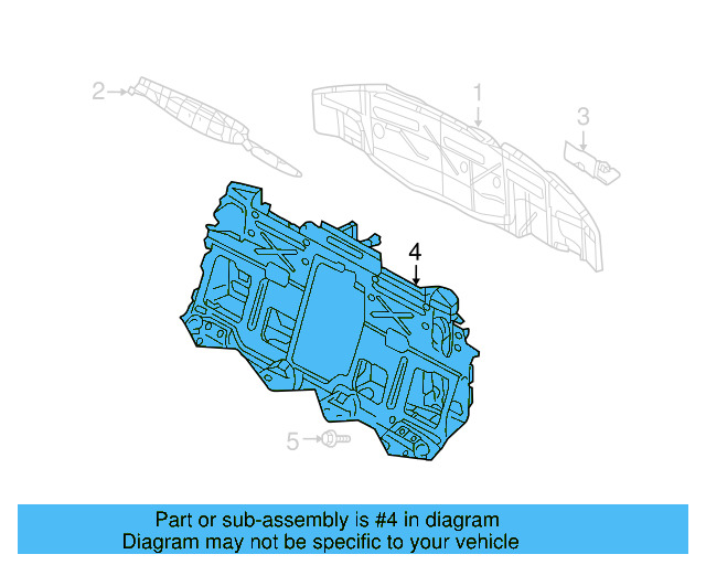 Rear Body Panel 1Y0-813-301-D - View 8