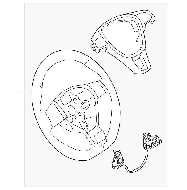 Steering Wheel 5GM-419-091-DQ-UFY - View 2