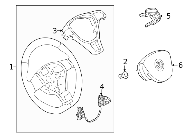 Shift Paddle 5G0-951-528-A-WHS - View 2
