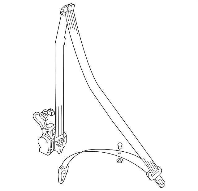 Seat Belt Assembly 7L6-857-706-D-HCP