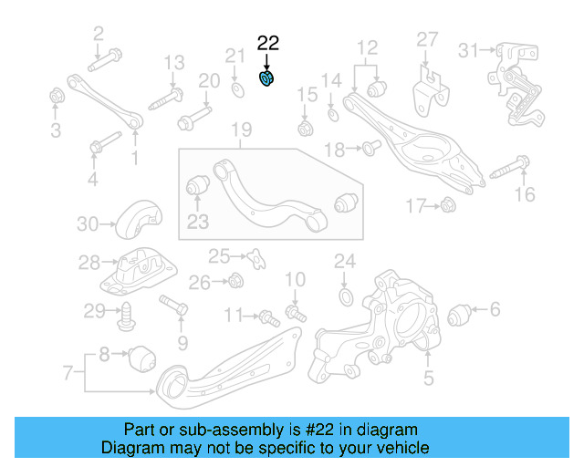 Lower Control Arm Cap N-105-977-01 - View 15