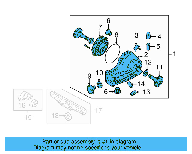 Differential Assembly 01R-500-044-T - View 3