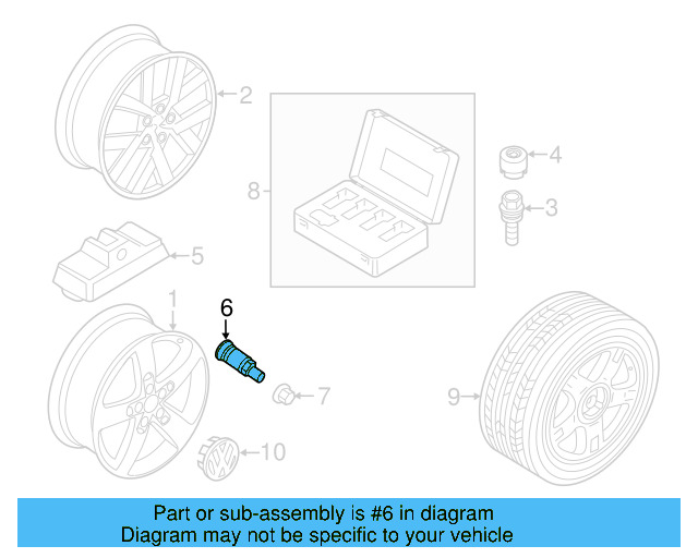 Valve Stem 839-601-361 - View 87