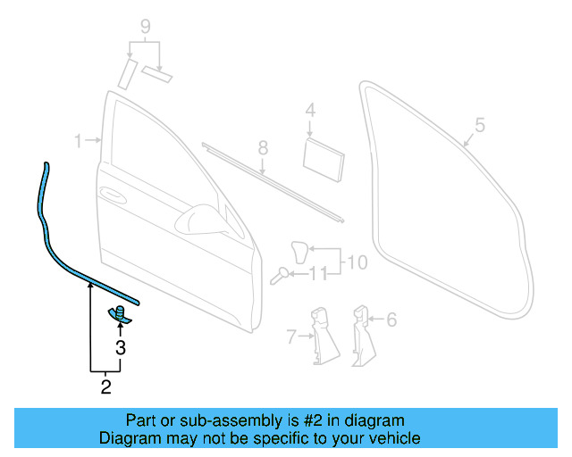 Door Weather 5GM-837-651-A
