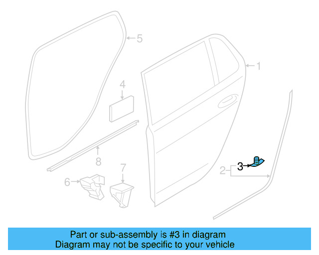 Door Weather 1Z0-837-732-A - View 37