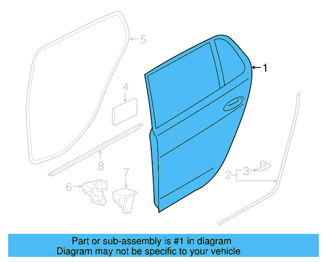 Door Shell 5GM-833-055-E