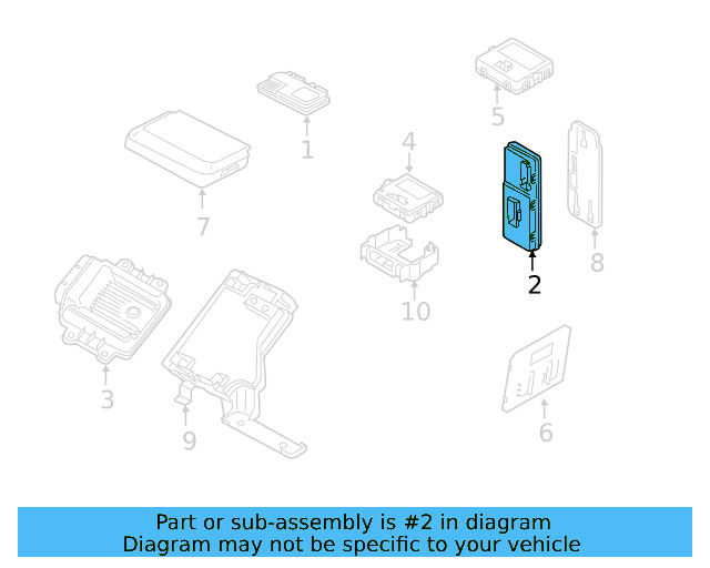 Relay Plate 5Q0-937-503-F - View 39