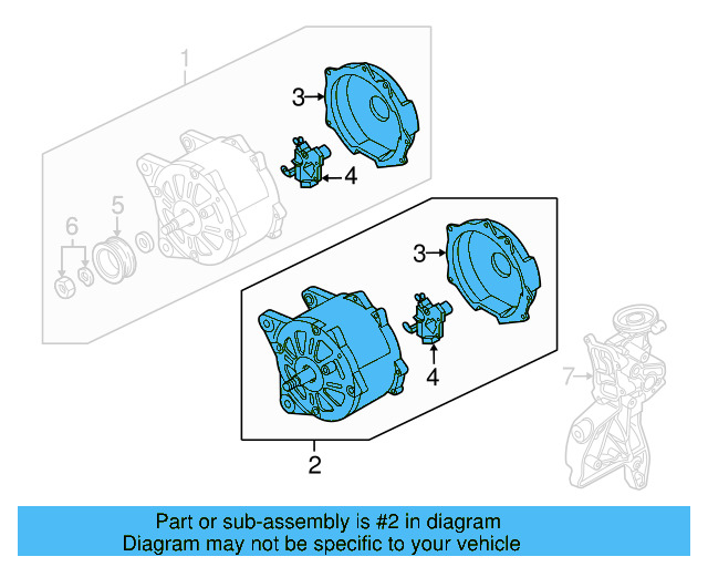 Alternator 06B-903-019-EX - View 10