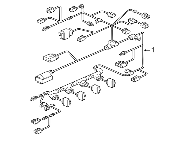 Engine Harness 06J-971-627-G - View 2