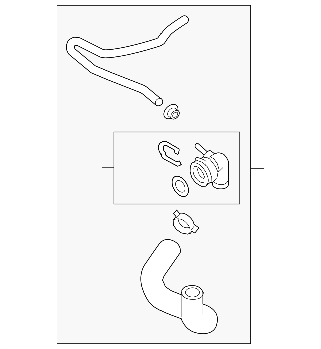 Radiator Hose 3QF-122-101-G - View 2
