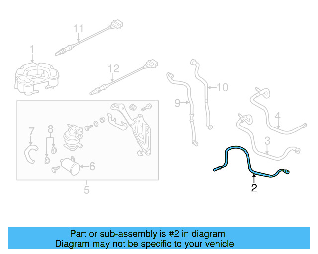 Hose 1K0-906-272 - View 10