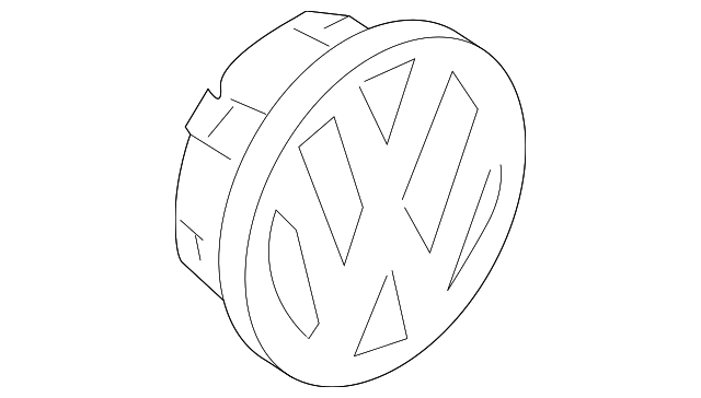 Silver Hub Cap For Light Alloy Wheel 7M0-071-214-A