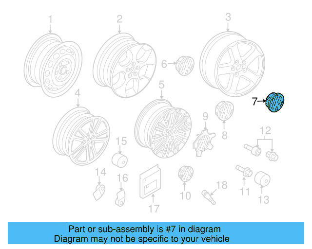 Center Cap 1K0-601-149-E-QZQ - View 26