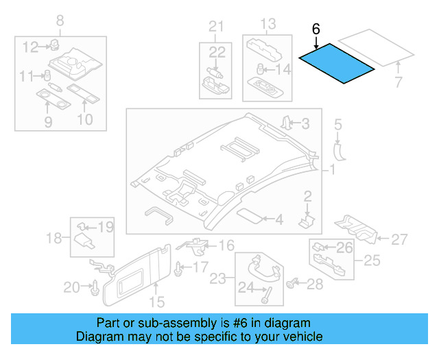 Sound Absorber 3C8-864-237-A - View 6