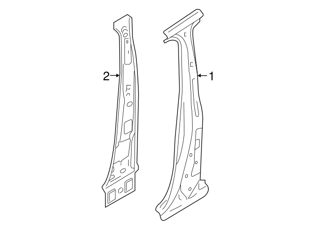 Inner Center Pillar 3CN-809-444 - View 3