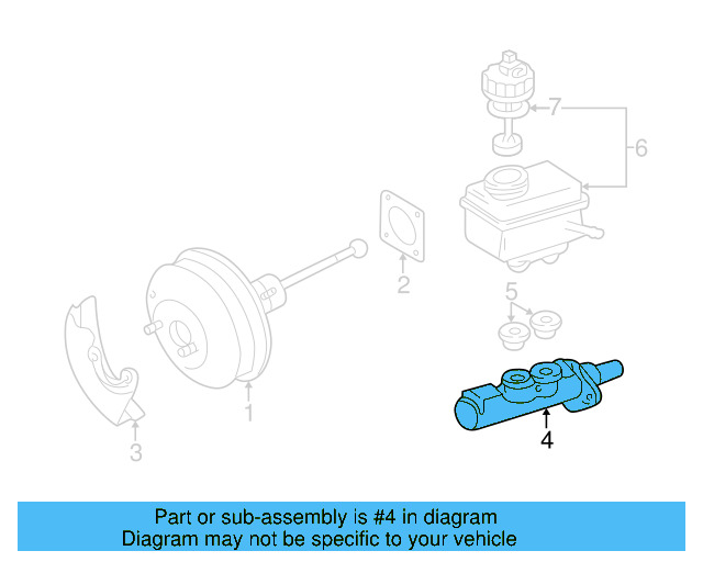 Master Cylinder 3A1-698-019 - View 10