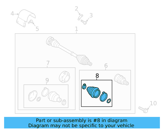 Outer Boot 5QM-498-203-E - View 4