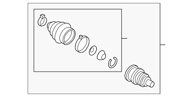 Outer Joint Assembly 5C0-498-099-D - View 2