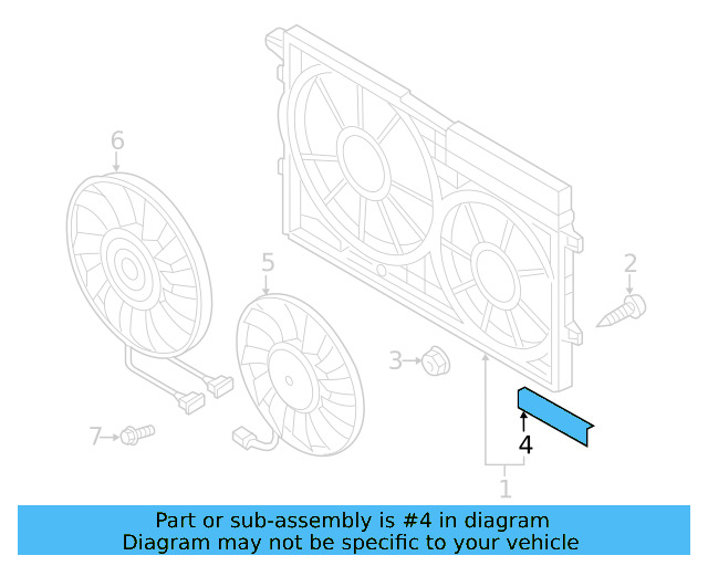 Radiator Shutter Assembly 1K0-121-223 - View 61