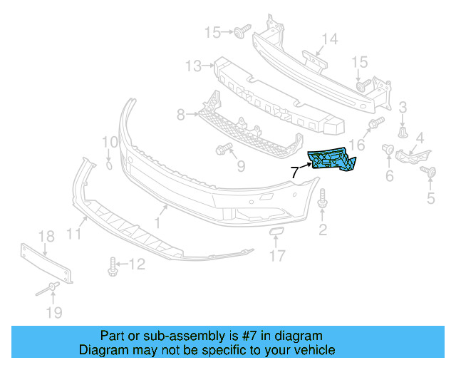 Side Support 3C8-807-177 - View 4