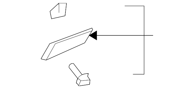Valance Panel Cap 7L6-807-087-L-9B9