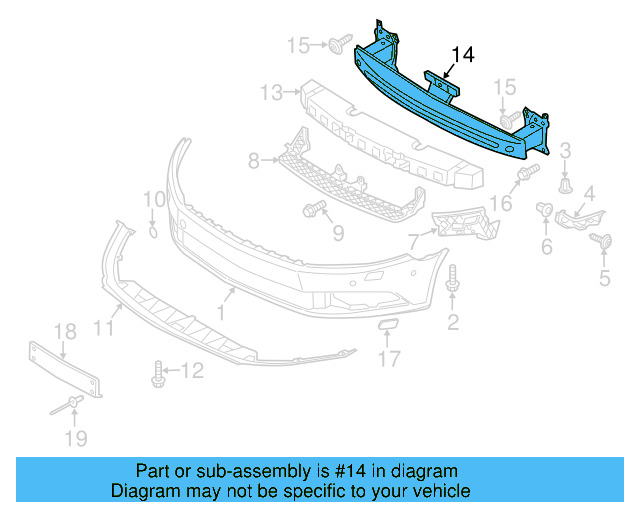 Impact Bar 3C8-807-109-C - View 4