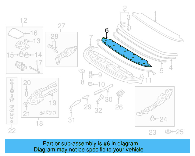 Finish Molding 1Q0-825-187-J-1HH - View 5