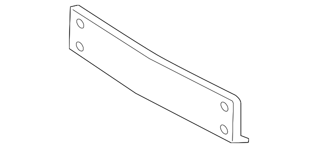 License Bracket (Unpainted) 3c8807287dgru