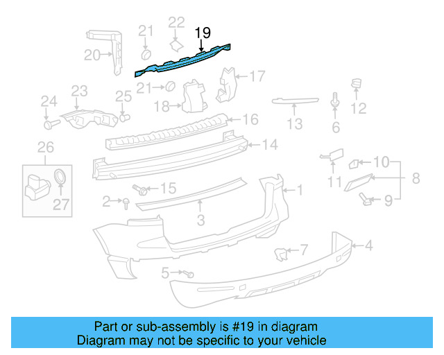 Retaining Strip 7L6-807-863-B - View 3